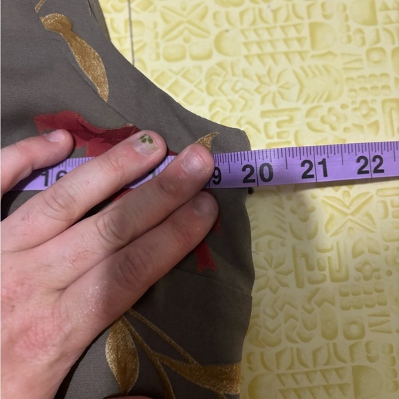 Vintage Maggy London Red Floral Maxi Dress - Picture 7 of 8